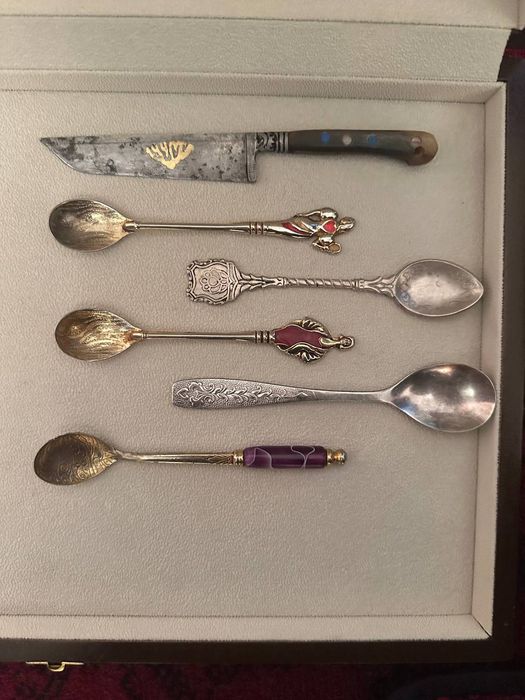 Ложки и нож из СССР