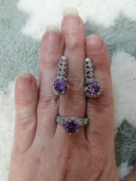 Новый комплект серебро