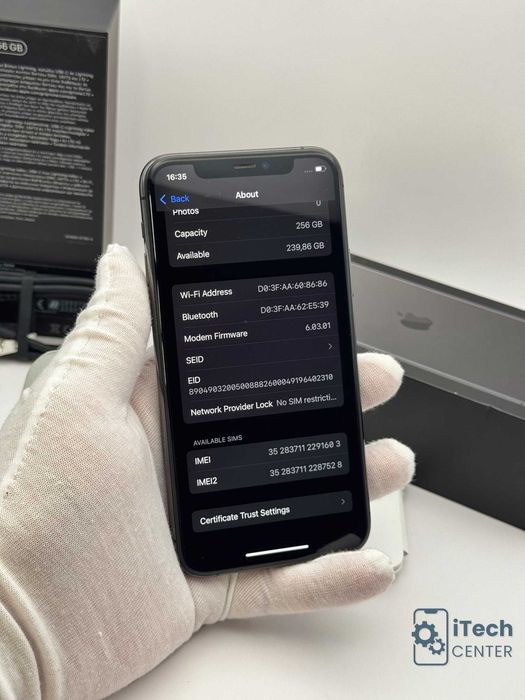 iPhone 11 Pro, 256GB, Gray, 100% батерия, ОТЛИЧЕН, 1г. ГАРАНЦИЯ!