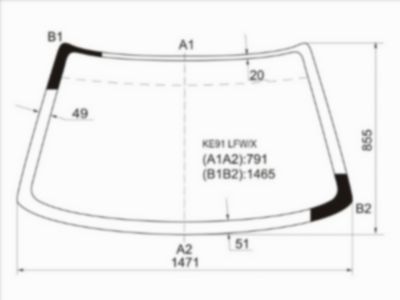 Стекло лобовое  Toyota Corolla