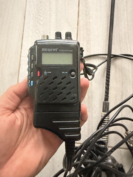 Statie auto storm turboextreme + antena si suport portbagaj