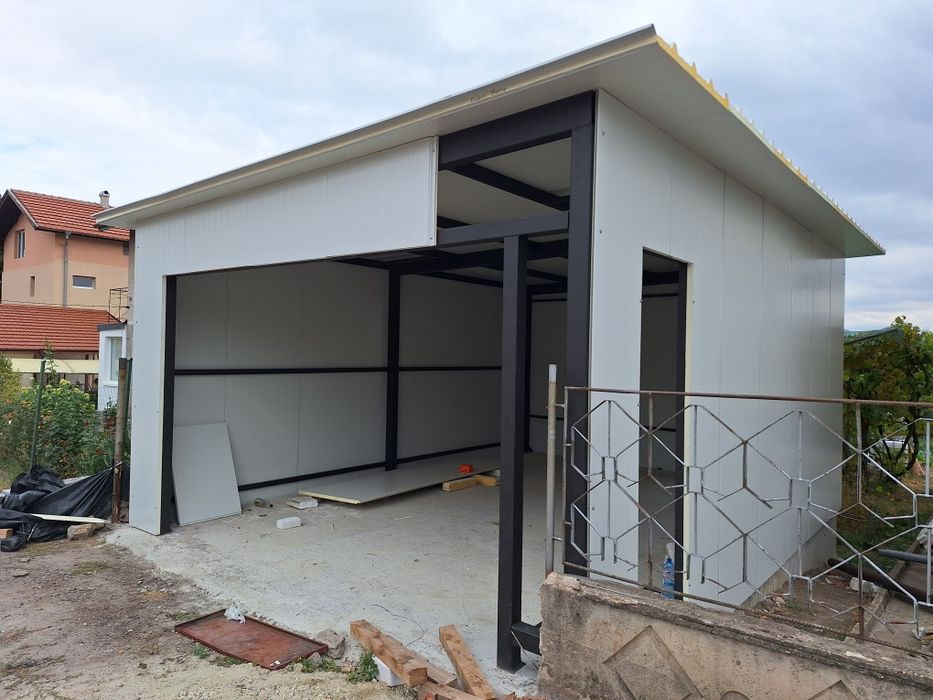 Метални конструкции,термопанели,метални къщи,бунгала,гаражи