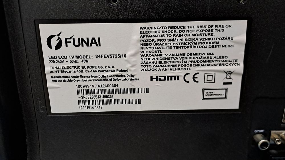 Телевизор   Funai