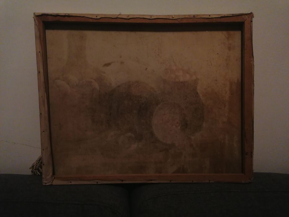 Pictură  Veche Elena Müller Stăncescu - Natura moartă / vintage/tablou