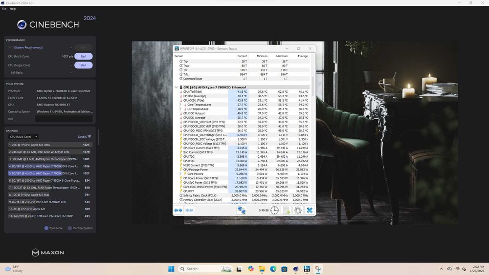PC Gaming Ryzen 7 7800X3D RX 9060 XT 16GB