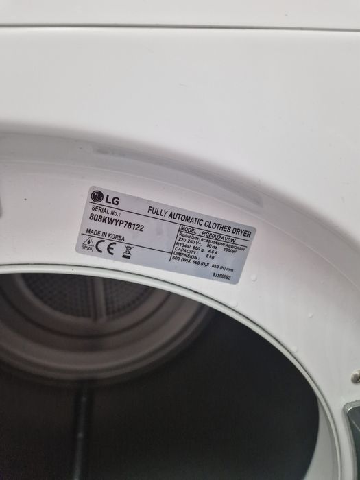 Сушилня Lg Dual Inverter 8 кг А+++