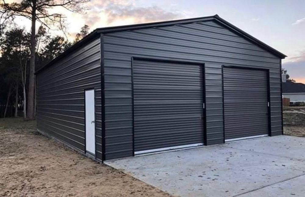 Vând garaje auto pe structura metalica