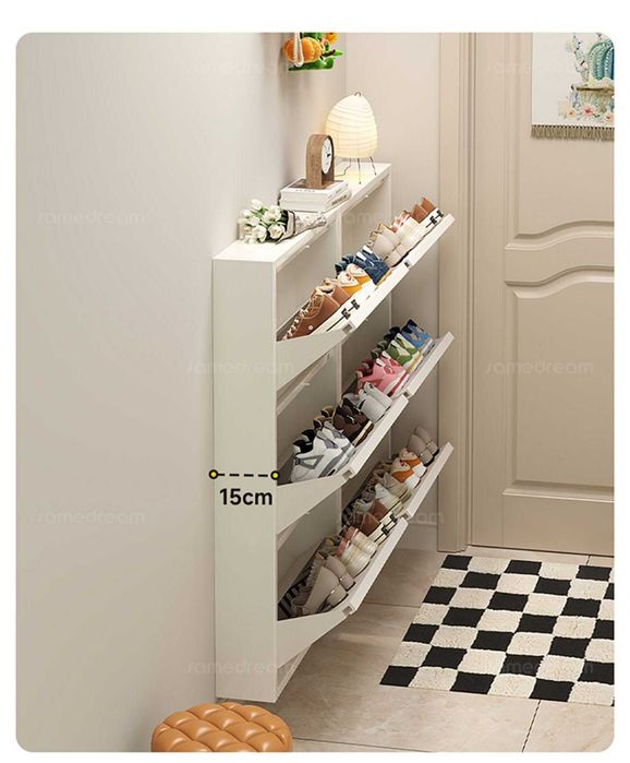 Обувной шкаф компактный и стильный / Ixcham zamonaviy oyoqkiyim shkafi