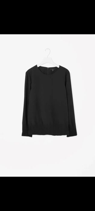 COS блуза с елементи солей р-р С/М