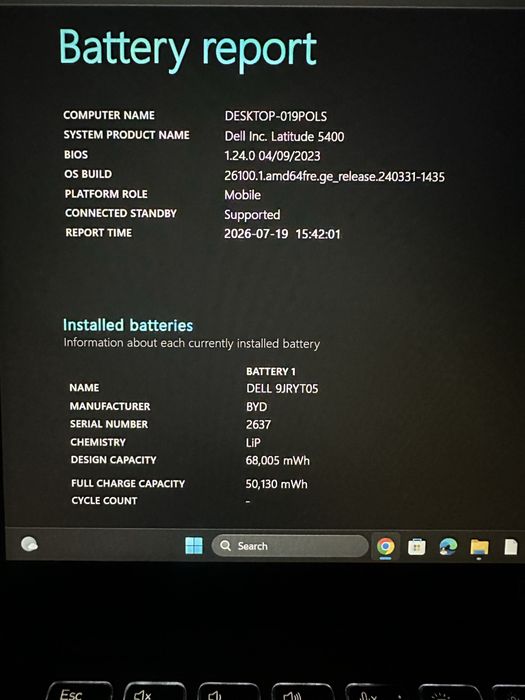 Dell Latitudie 5400 i5