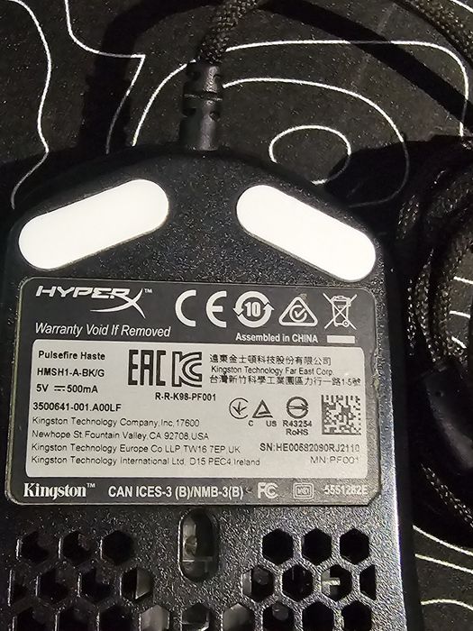 Комплект игровых мышек HyperX + Logitech — 10 000 ₸