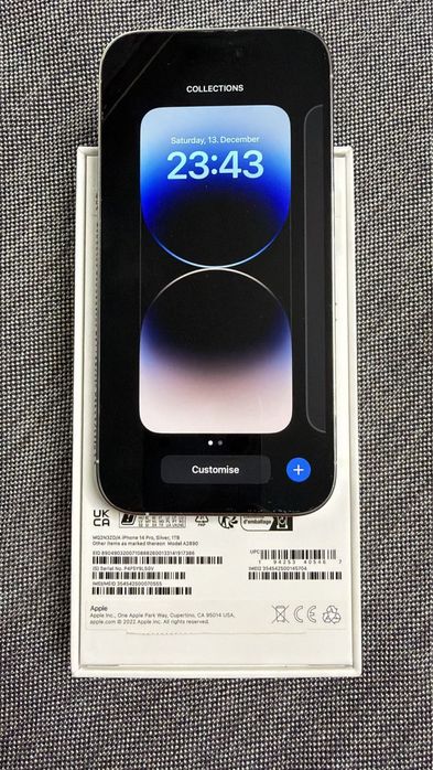 Iphone 14 Pro Silver - 1TB - Full Box