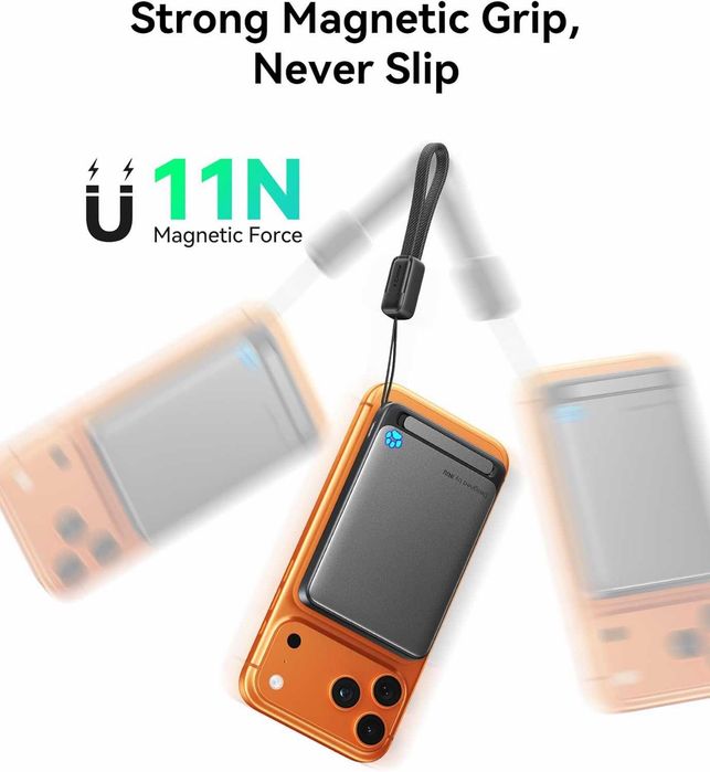INIU SnapGo P73-E1 Qi2 15W Magnetic Slim Power Bank 10000mAh