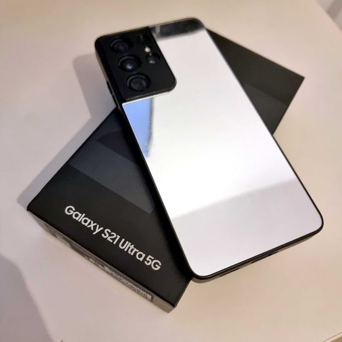 Samsung Galaxy S21 Ultra 256GB 12GB ram negru stare excelenta