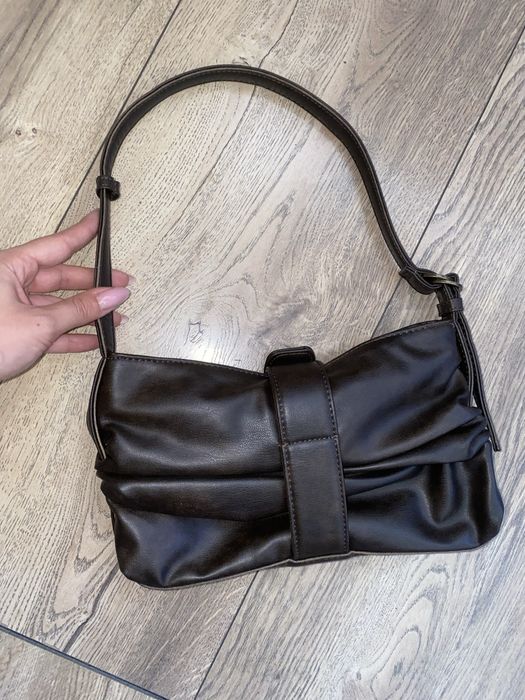 Кафява чанта Зара