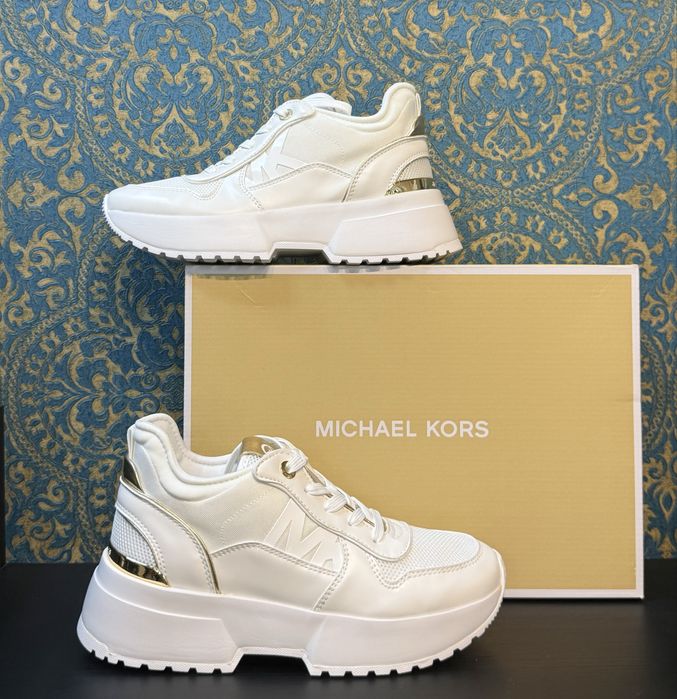 Дамски маратонки смикърси Michael Kors Optic White
