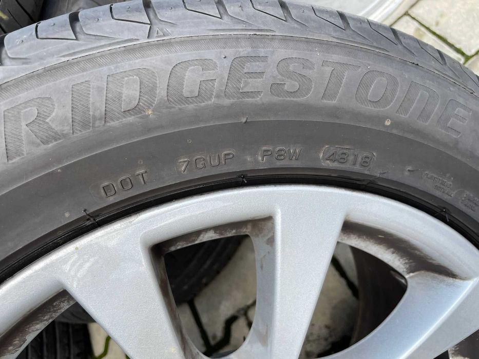 Jante Bmw 3 4 5 Cauciucuri Vara Bridgestone 225 55 R 17