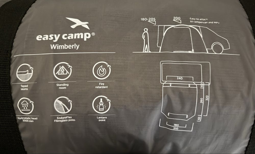 Vand cort camping pentru Van