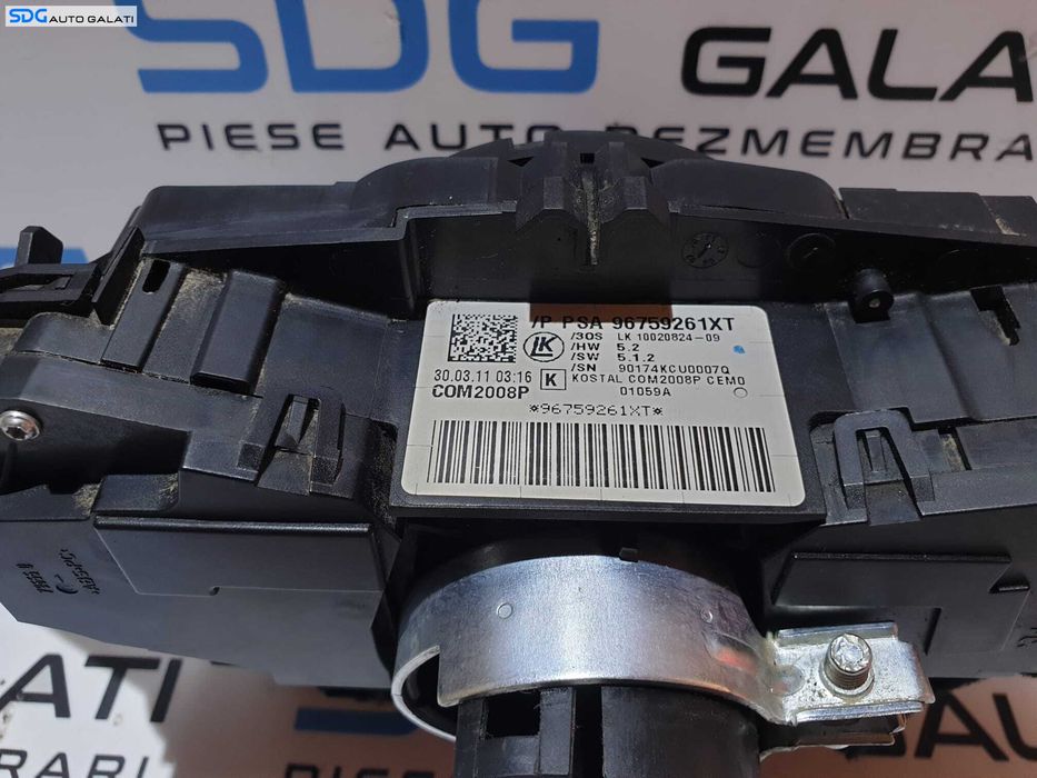 Ansamblu Bloc Maneta Manete Lumini Stergatoare Banda Spira Spirala Panglica Volan Peugeot 508 2010 - 2018 Cod 96759261XT 96674045XT