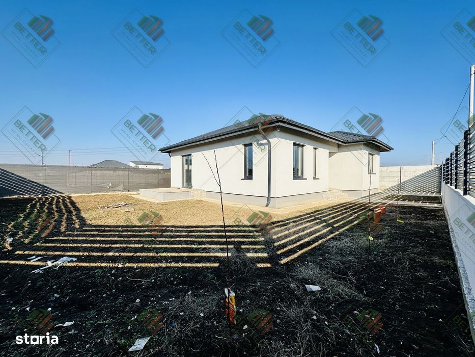 Casa Parter Individuala + Pod Comuna Berceni - 3 camere - 2 Bai