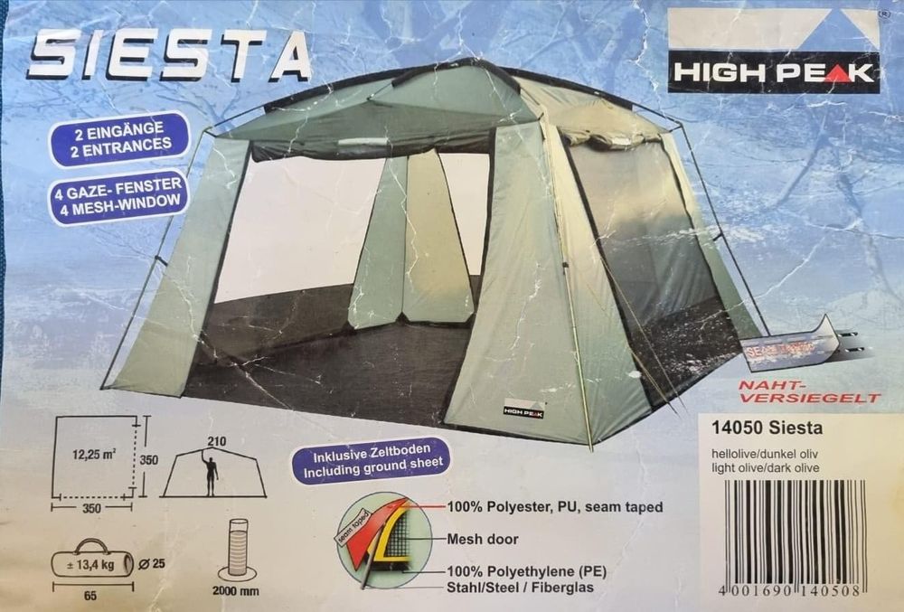 Тент-палатка HIGH PEAK SIESTA б/у