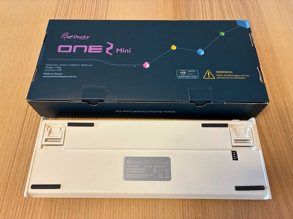 Ducky One 2 Mini RGB – Cherry MX Silent Red – Tastatură mecanică 60% PBT