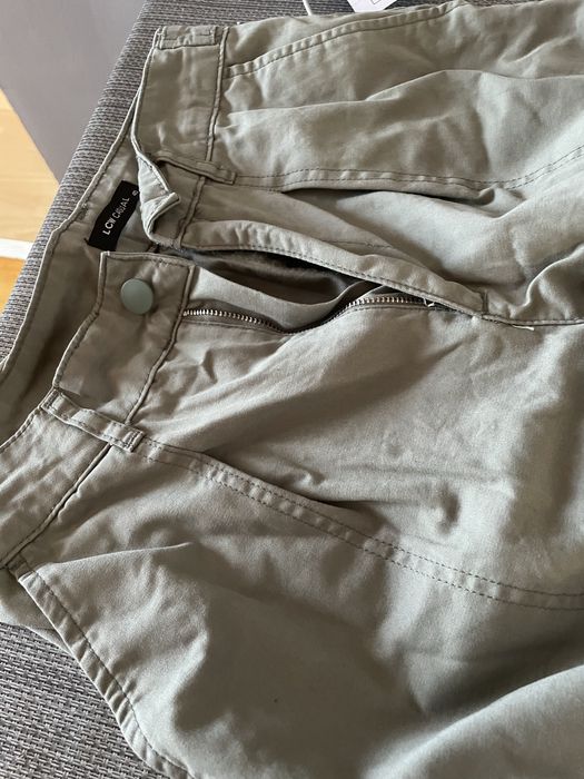 Маслено зелен панталон за жена