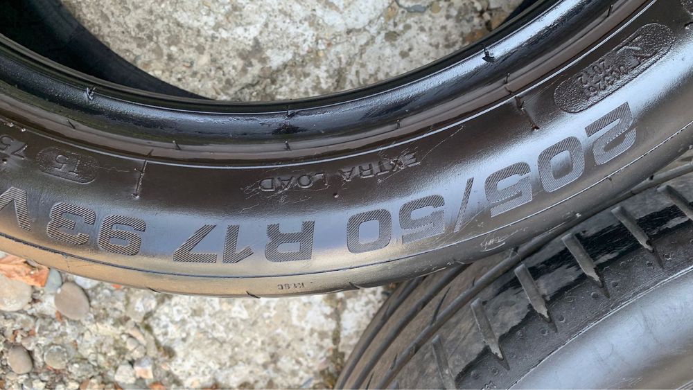 Gume vara 205/50 R17 la jumate uzură