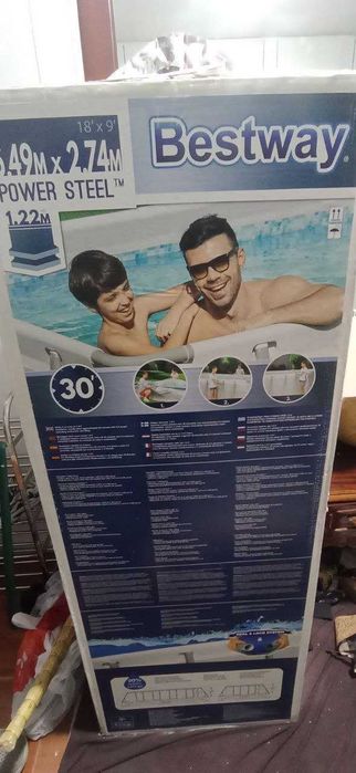 Каркасный бассейн bestway 5.49x2.74x1.22м