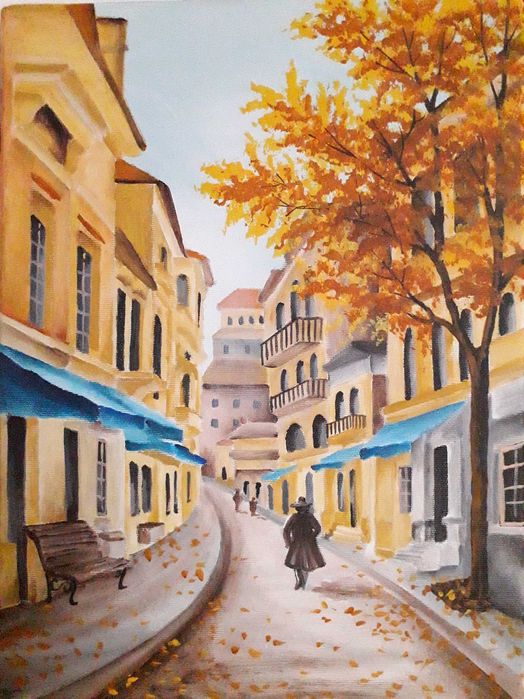 Tablouri 40/30, handmade, panza pe sasiu (II)