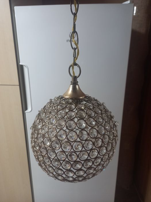 Хрустальная люстра,  плафоны