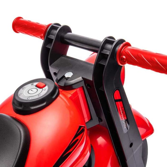 AIYAPLAY Количка за яздене, дизайн с мотоциклет, музика и балончета