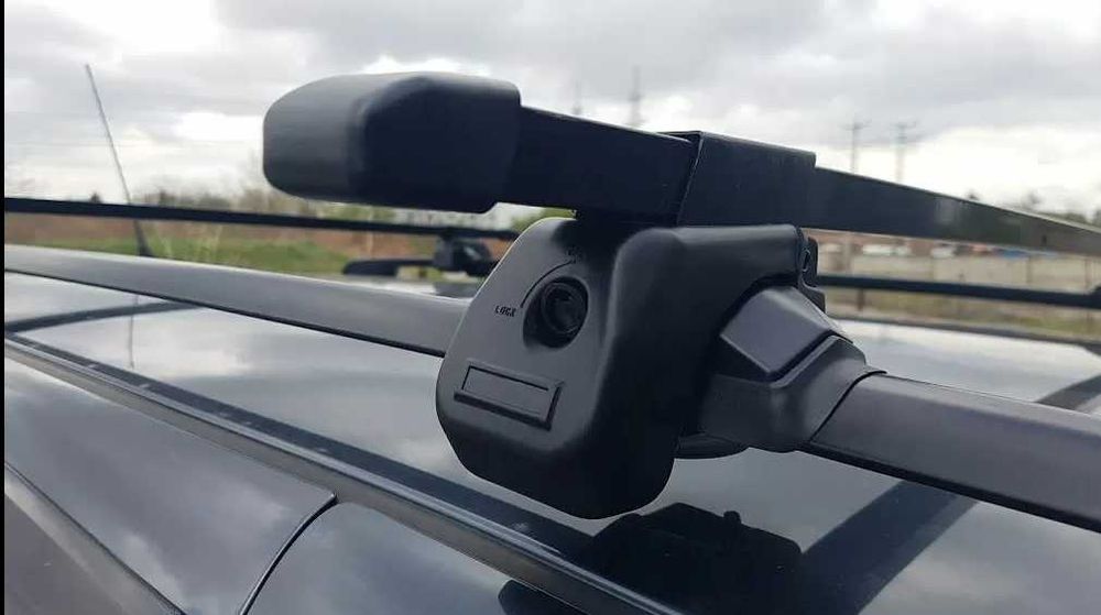 Напречни греди за багажник, 120cm с ключ - метални