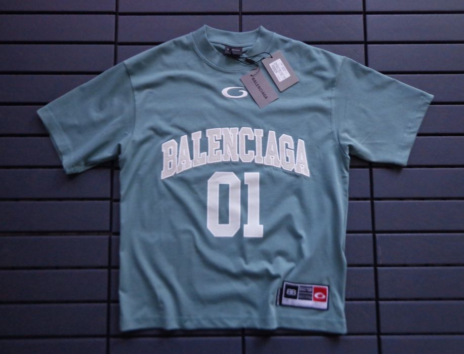 Мъжка тениска Balenciaga Baseball  Series oversized T shirts