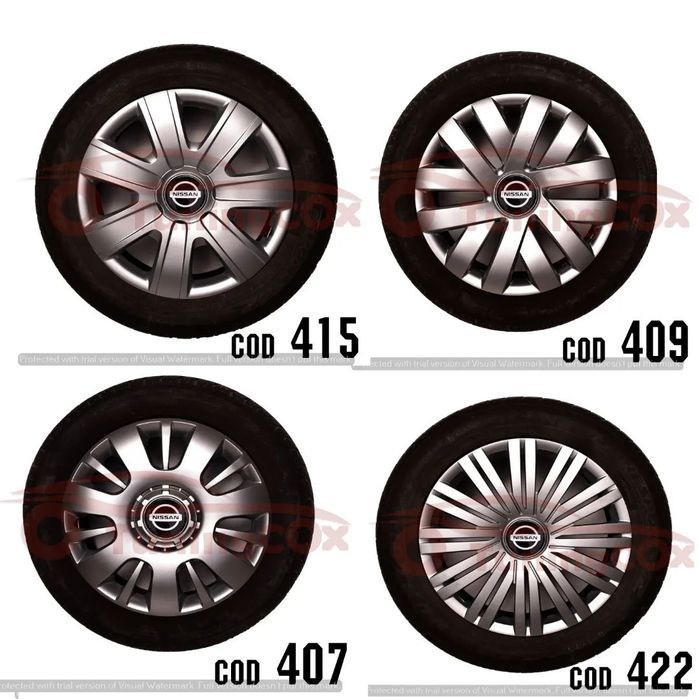 capace roti nissan r16 la set de 4 buc,capace janata aliaj