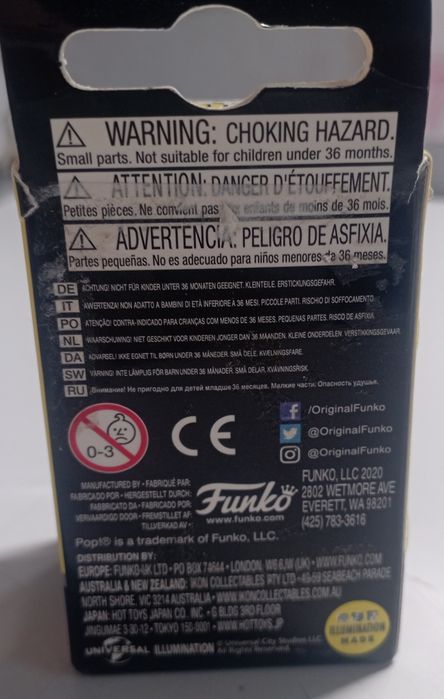 брелок фигурка с миньоном фанко поп