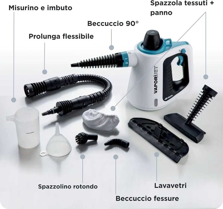 Парочистачка Ariete VAPORÌ JET 4137/00, 3.5 бара, 1050W