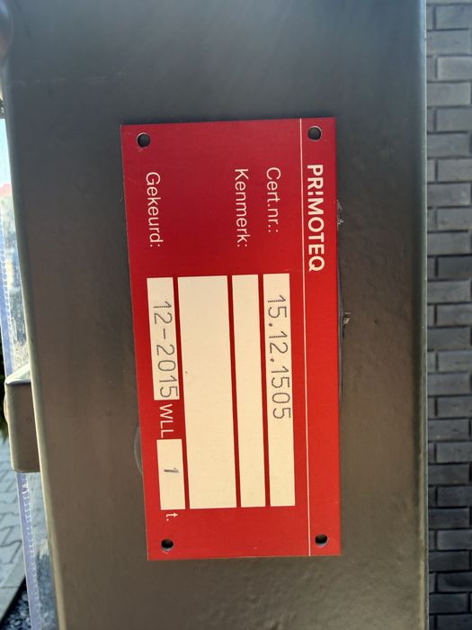 Stivuitor manual electric Jungheinrich HC 110, înălțime 1600 mm
