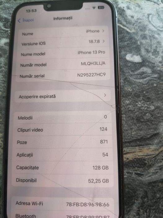 Vând iPhone 13Pro