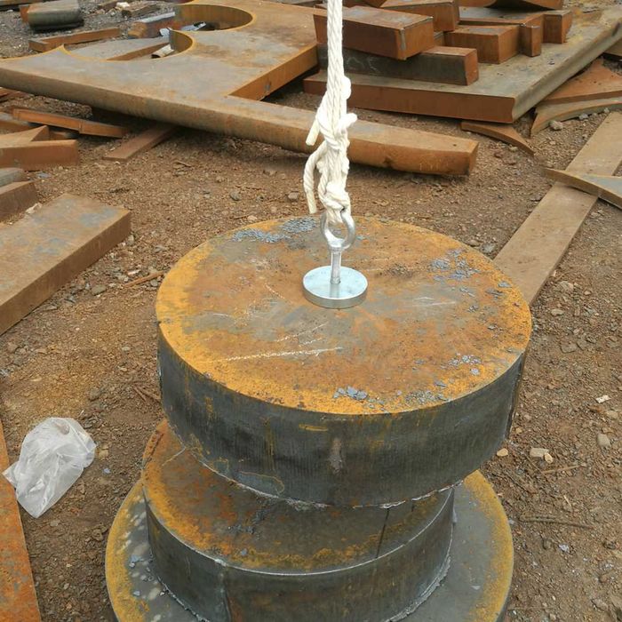 80mm 280кг. МАГНИТ с халка за магнитен риболов