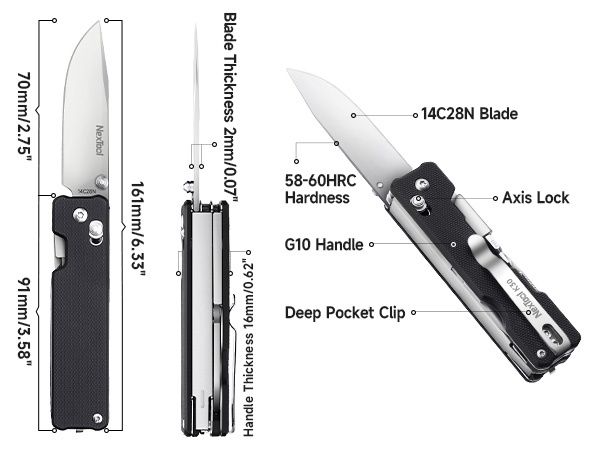 Briceag multifunctional Nextool K30