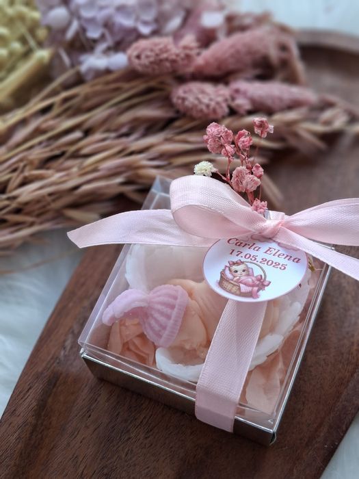 Mărturii de botez și de nuntă din săpun parfumat-handmade
