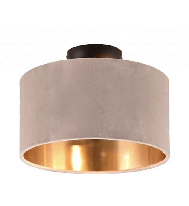 Plafoniera catifea bej