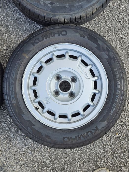 Джанти VW Montreal 14" 4x100 + летни Kumho + зимни Toyo — Golf 2
