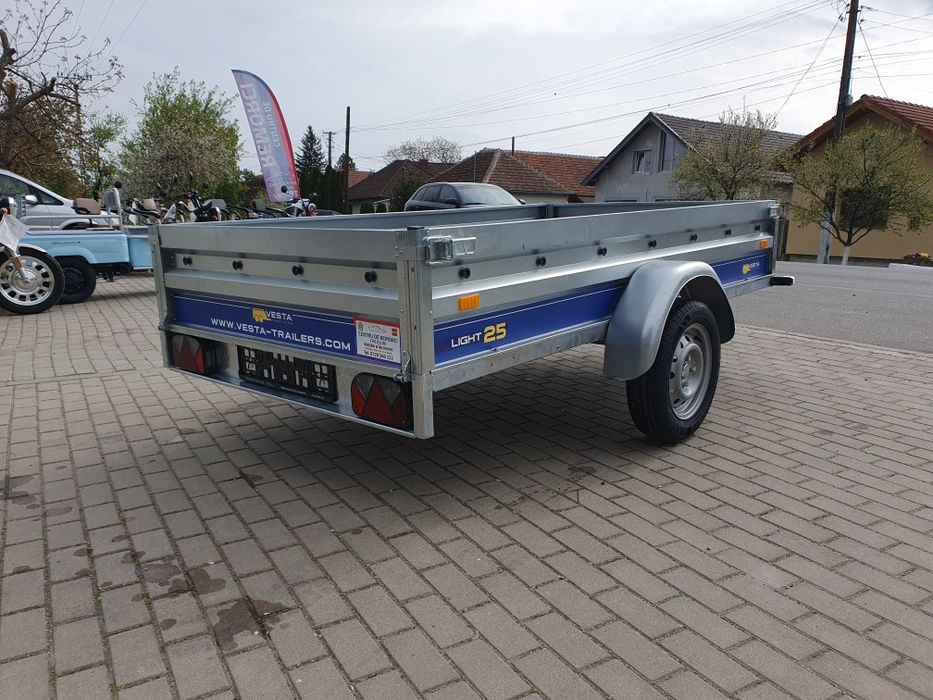 Remorca Vesta 25 Light 750 kg 2,50×1,35 basculabilă