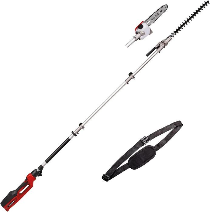 Foarfeca electrica de gard viu pe tija telescopica cu ferastrau Einhell GC-HC 90/2046 T