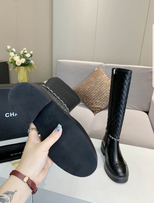 Cizme piele int ext, 39-39.5 Luxu