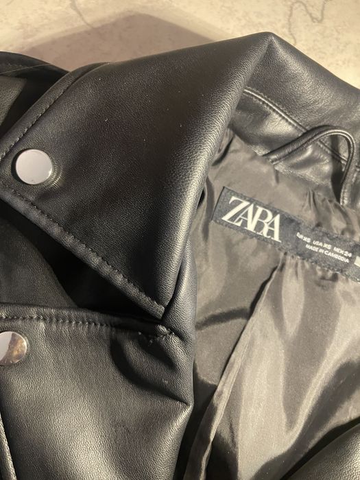 Кожаная куртка ZARA, оригинал