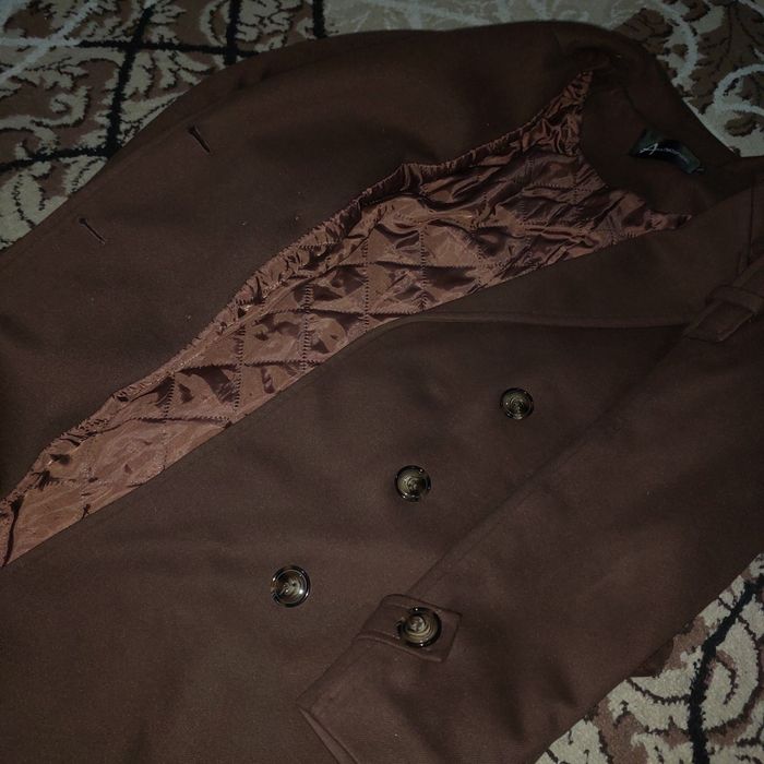 Пальто коричневый