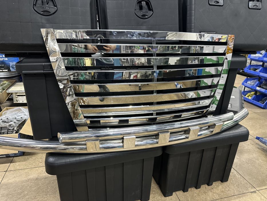 Хром решетка на газель Next